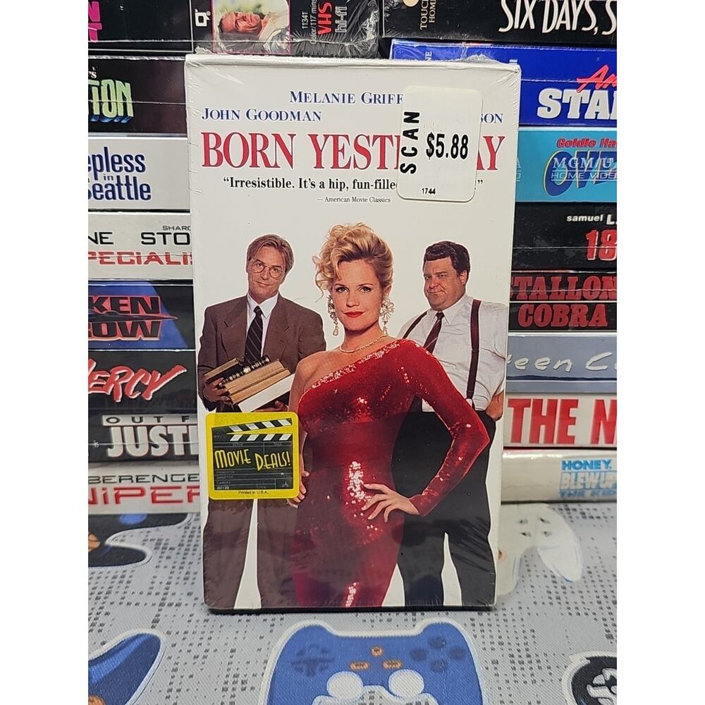 Born Yesterday (VHS TAPE ,1993) JOHN GOODMAN , MELANIE GRIFFITH NEW SEALED